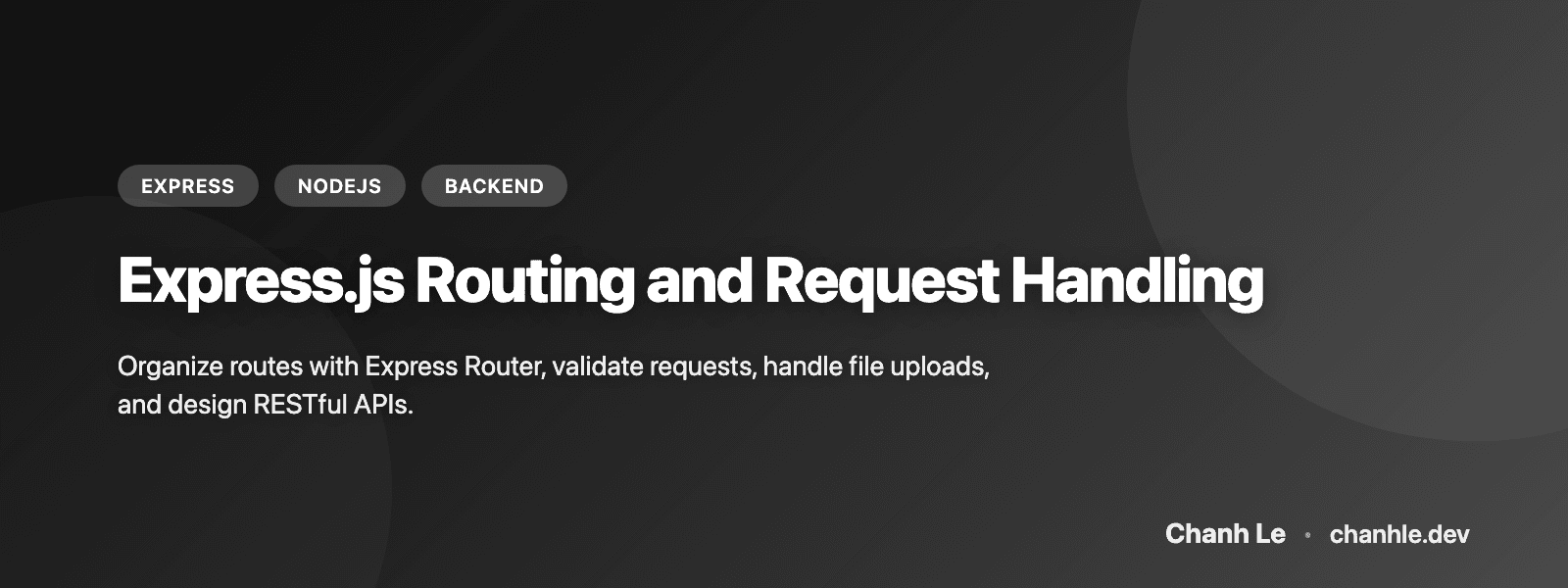 Express.js Routing và Request Handling