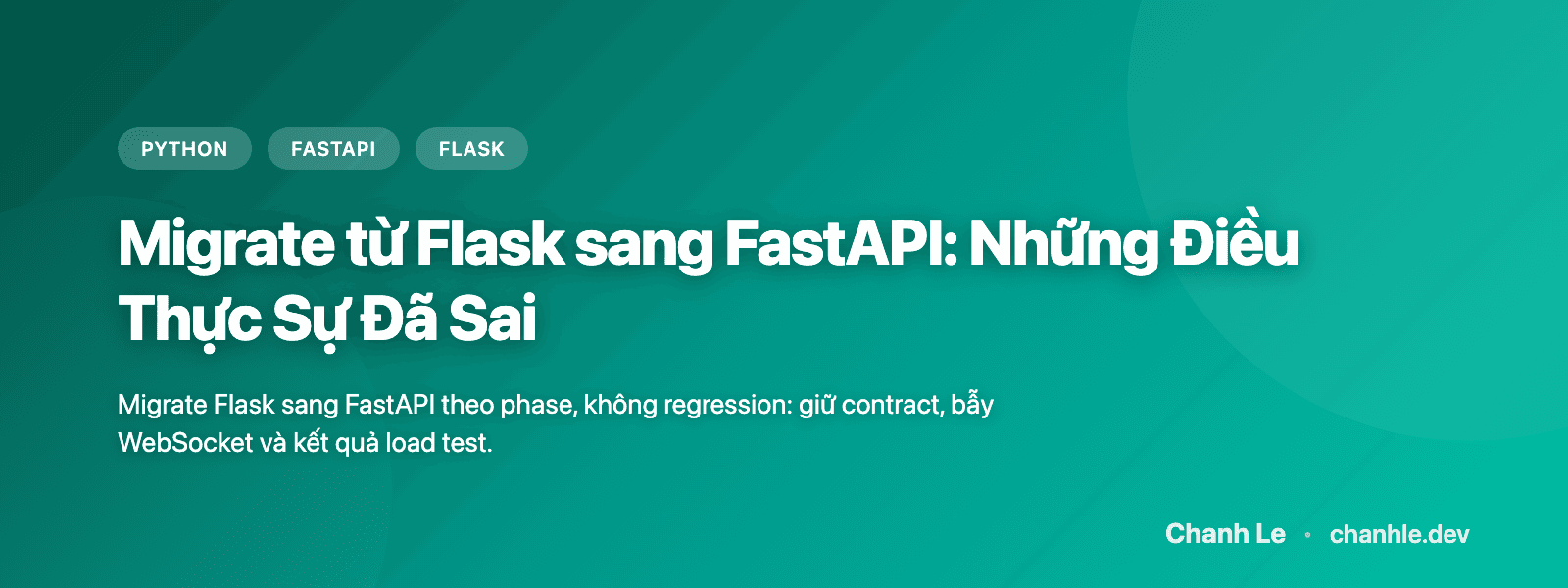 Migrating from Flask to FastAPI: What Actually Went Wrong