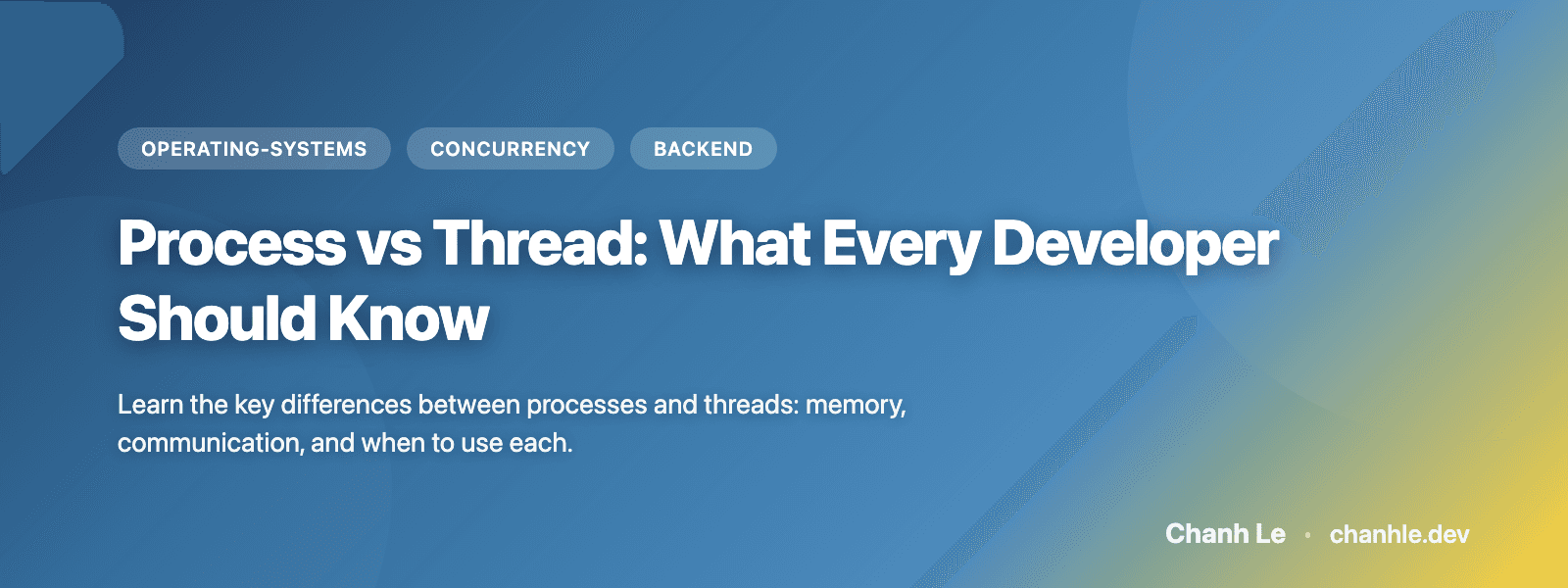Process vs Thread: Điều Mỗi Lập Trình Viên Cần Biết