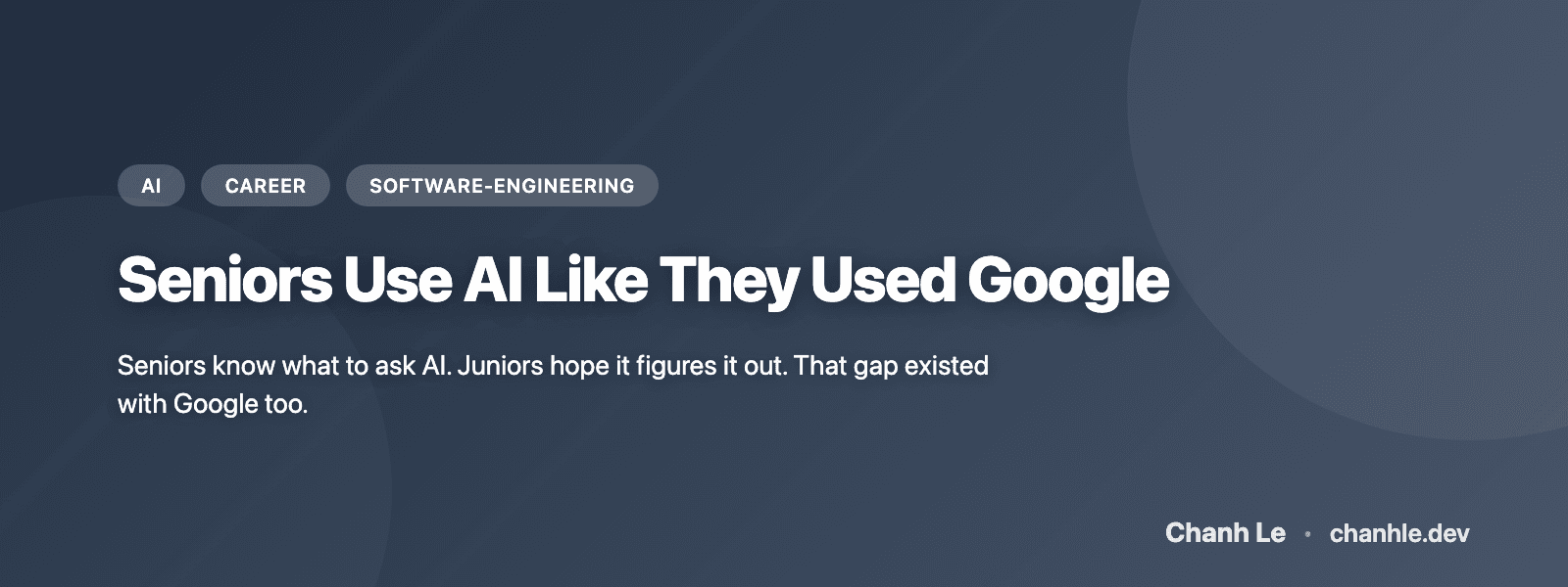 Senior Dùng AI Như Cách Họ Từng Dùng Google