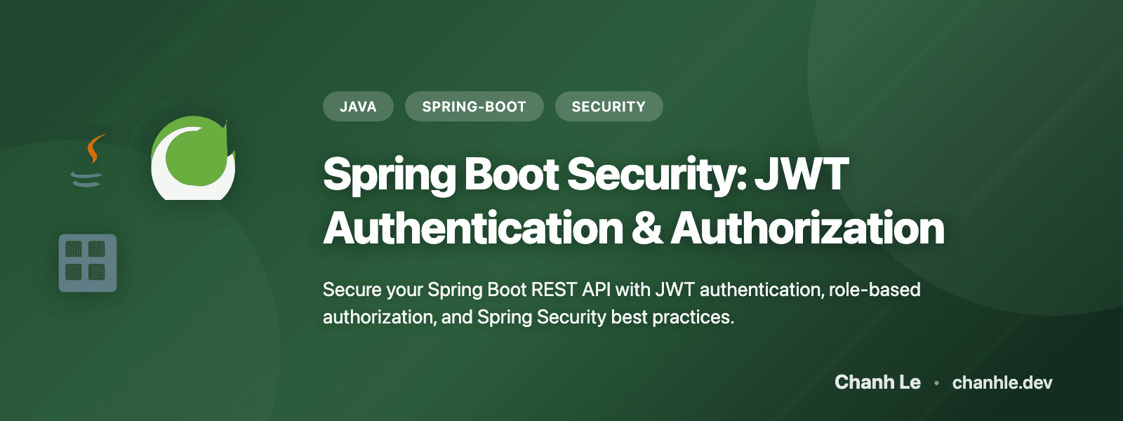 Bảo Mật Spring Boot: Xác Thực JWT & Phân Quyền